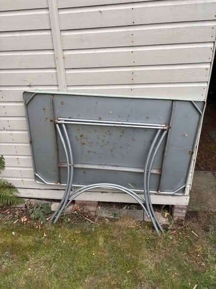 Photo of free Folding Metal Garden Table (St Albans AL3) #3