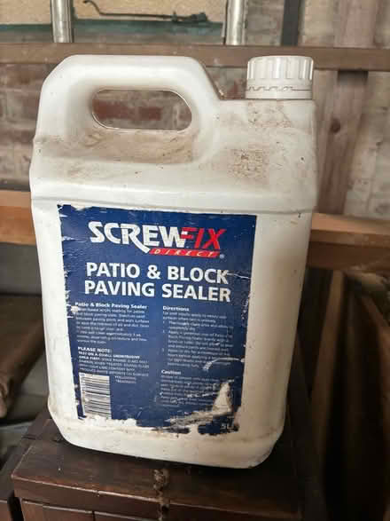 Photo of free Patio and block paving sealant (Upper Wolvercote OX2) #1