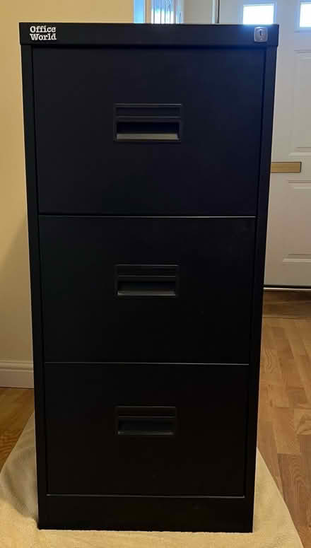 Photo of free Black filing cabinet (Epsom KT19) #2