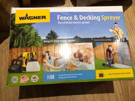 Photo of free Electric fence and decking sprayer (Whitton TW3) #1