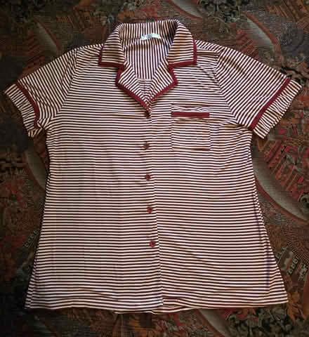 Photo of free Red & White Striped Shirt - M (West 7th) #1