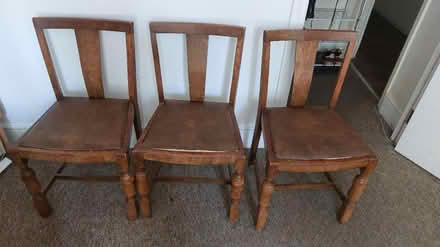 Photo of free 3 Wooden Chairs (Third Avenue, W10) #3