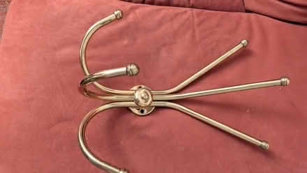 Photo of free Gold coloured Metal Coat Hook (RG24 Old Basing) #1