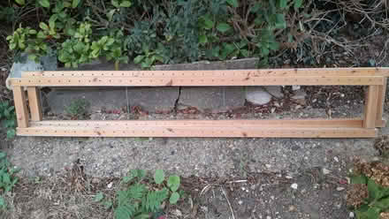 Photo of free Two lengths of pine shelving ends (Loughton IG10) #1