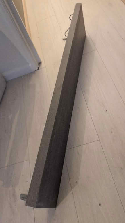 Photo of free Grey wood effect shelf + brackets (E6 5RN) #3