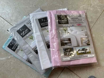Photo of free Cot covers/sheets 120cm x 60cm (Ingatestone CM4) #1