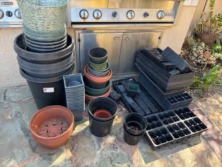Photo of free Big and Seeds/plants starter pots (Near Rancho San Antonio Park) #1