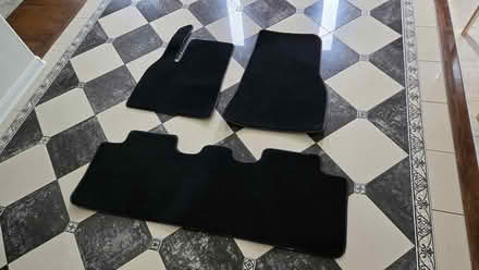 Photo of free OG Tesla Model Y OEM Mats (River Hill) #2