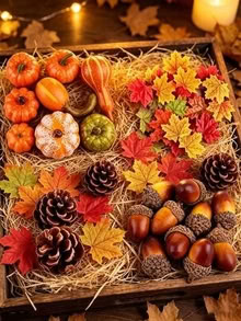 Photo of Autumnal decorations (Tillydrone AB24) #1