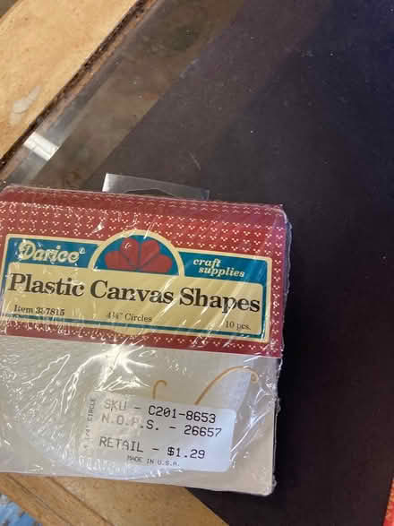 Photo of free Plastic canvas shapes (Foothill Boulevard Cupertino) #1