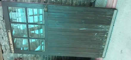 Photo of free 7ft wide Solid GARAGE DOORS (Llangarron HR9) #3