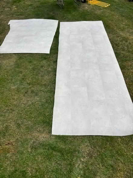 Photo of free 2 x piece of new Lino offcuts cream (St Albans AL3) #1