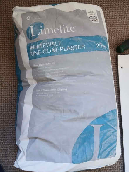 Photo of free 25kg bag of Whitewall One Coat Plaster (New Town CO2) #1