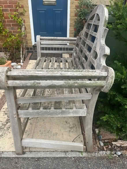 Photo of free Teak bench (Oxford OX2) #2