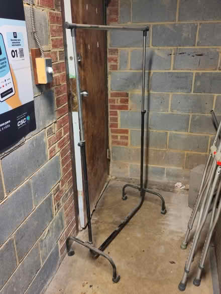 Photo of free Wheeled clothing rack (Capitol Hill) #1