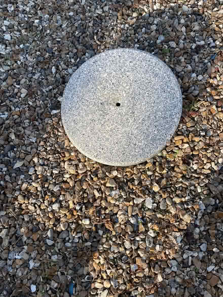 Photo of free Marble parasol stand (Elstead) #1