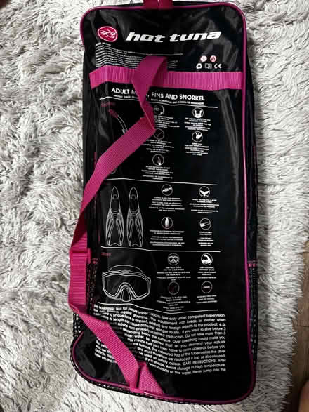 Photo of free Adult snorkel mask, tube and fins, UK size 5 (Chelsea Harbour SW6) #1