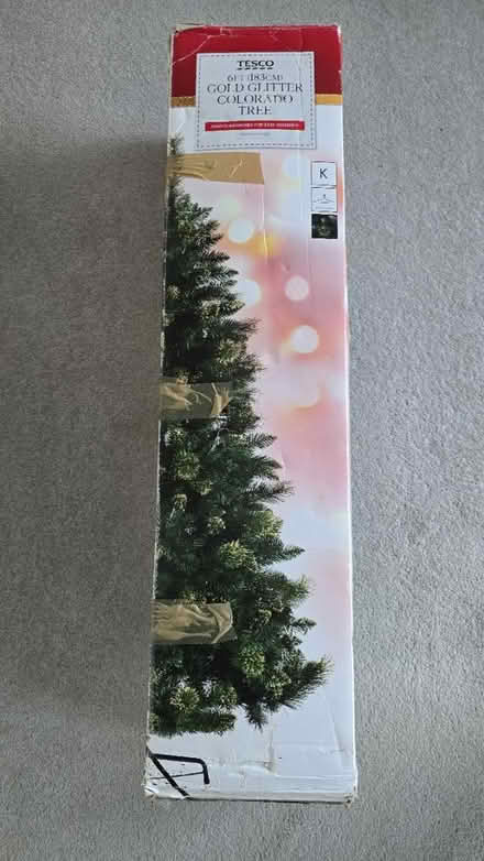 Photo of free Gold glitter Xmas tree (Sandycove) #2