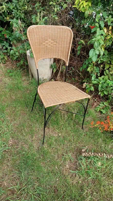 Photo of free Wicker and metal chair (Bloomfield BA2) #1