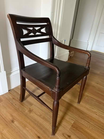 Photo of free Sturdy wide chair (Crookes S10) #2