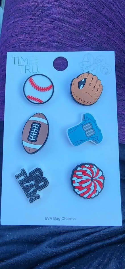 Photo of free Sports themed bag charms (Gates/Chili) #1