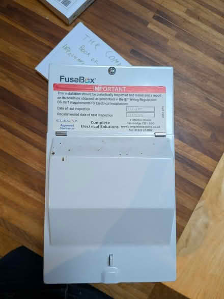Photo of free Fuse box (Petersfield CB1) #2