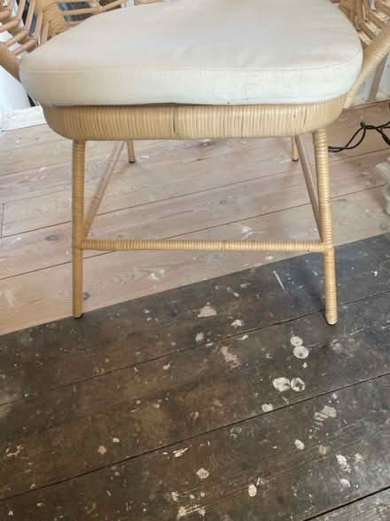 Photo of free Pair of Dunelm wicker chairs (Silverhill TN37) #3