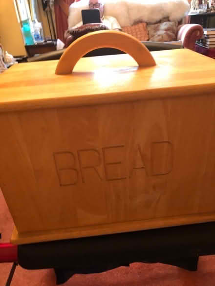 Photo of free Wooden bread bin (Heysham LA3) #1