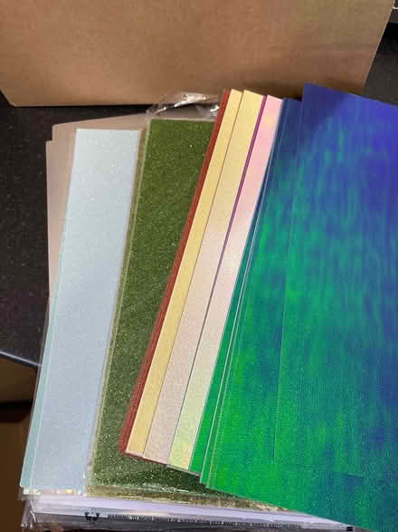 Photo of free A4 card mostly glitter (Fyfield OX13) #2