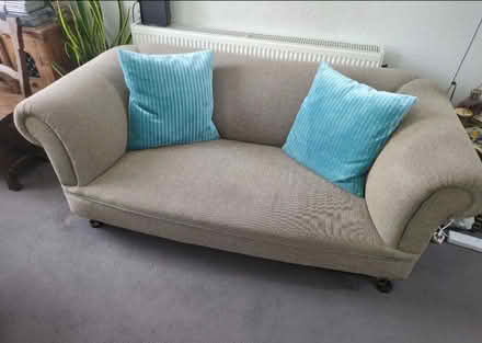 Photo of free Two-Seater Sofa, Beige (Shepherd's Bush W12) #1