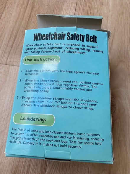 Photo of free Wheelchair safety belt (Priorslee TF2) #4