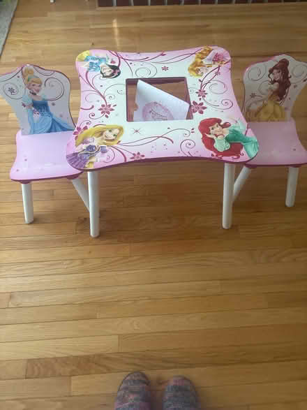 Photo of free Kids Disney table/ 2chairs (East side of wichita) #1