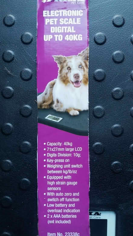 Photo of free Electronic pet scales for pets up to 40kg. Maybe faulty. (Old Farm Park MK7) #2