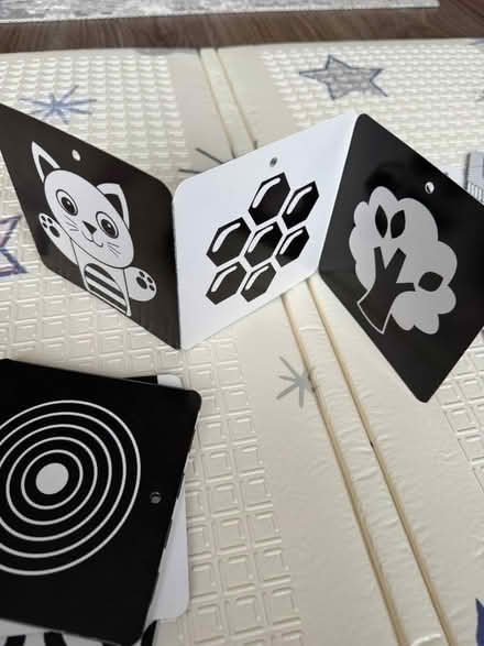 Photo of free B&W paper cards for a newborn (Central Milton Keynes) #2