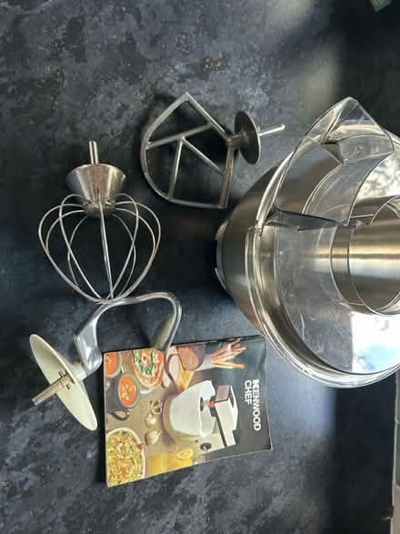Photo of free Kenwood Chef bowl & attachments (Stamford) #3