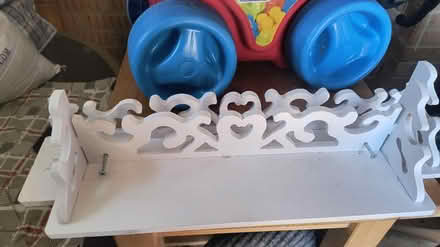 Photo of free 2 white wooden shelf (Bristol Bs9) #2