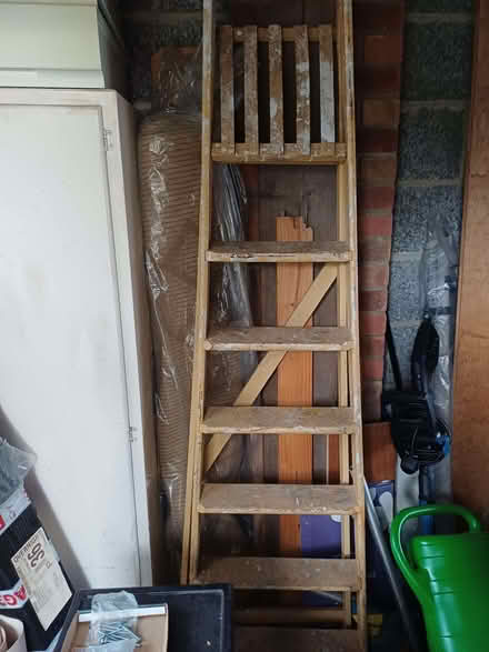 Photo of free Pair tall wooden steps (Earley RG6) #1
