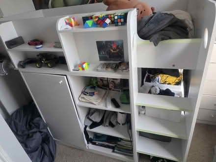 Photo of free Kids bunk bed with wardrobe and draws (Eltham SE9) #2
