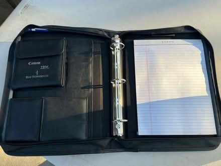 Photo of free Portfolio with 3-ring binder inside (Mountain View nr train station) #3