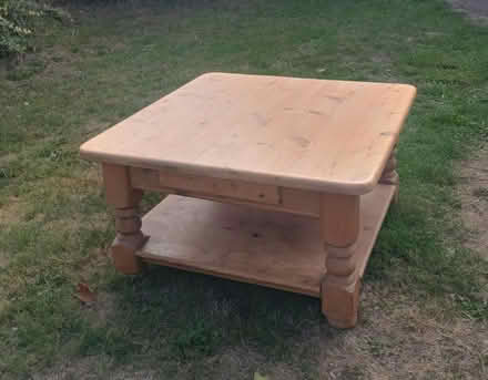 Photo of free Square wooden coffee table (Sandridge AL4) #1