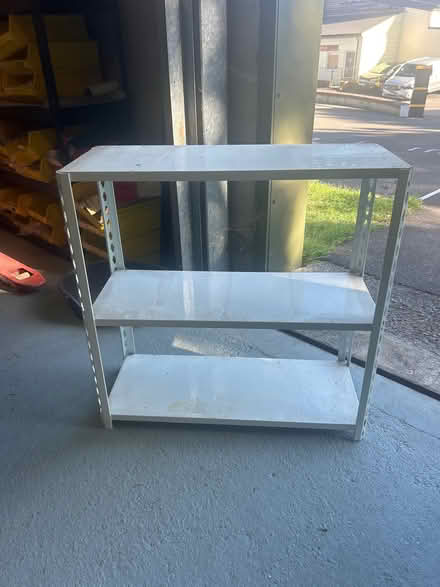 Photo of free White Metal Shelving (Bridport DT6) #1