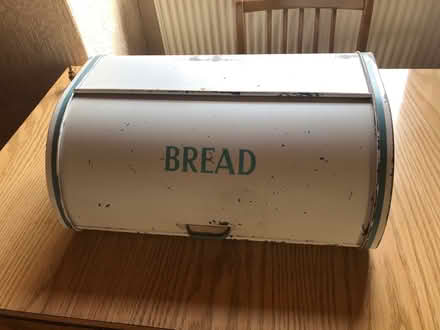 Photo of free Bread bin metal white (Heysham LA3) #1