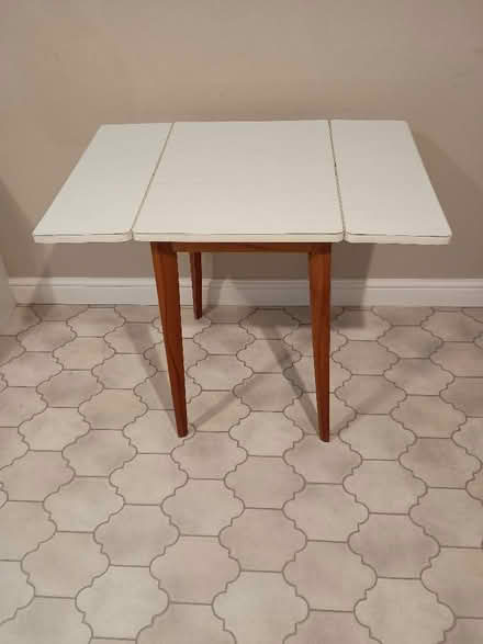 Photo of free Small white laminated table (Parson's Heath CO4) #1