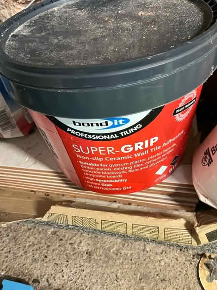 Photo of free Tub tile adhesive (Woodchurch CH49) #1