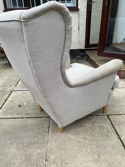 Photo of free IKEA grey armchair (Chalet Estate NW7) #3
