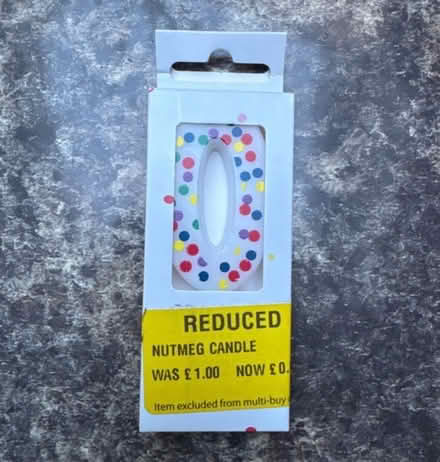 Photo of free Number 0 Celebration Candle (Springfield, CM1) #1