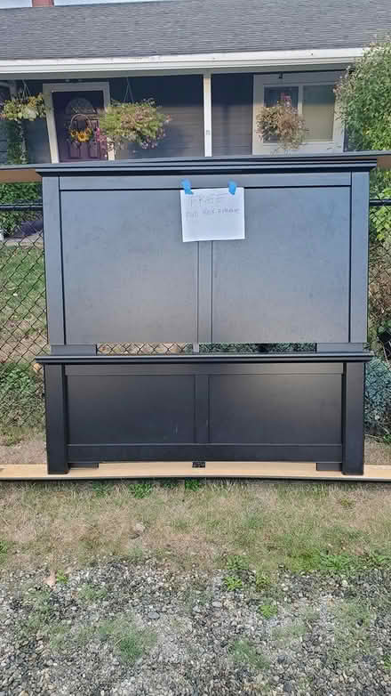 Photo of free Full bed frame (807 11th Ave., Milton) #1