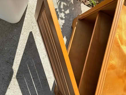 Photo of free Cute wood storage and trash cans (48073) #3