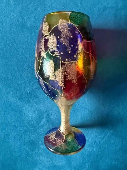Photo of free Painted glass goblet (New Brighton CH45) #1
