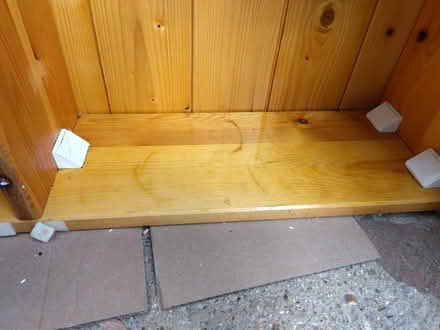 Photo of free Solid pine slimline wall cupboard, 76cm long (Lower Earley RG6) #3